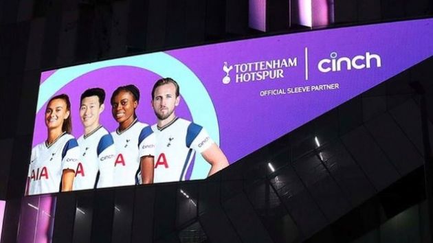 Tottenham terá cinch na manga do seu uniforme