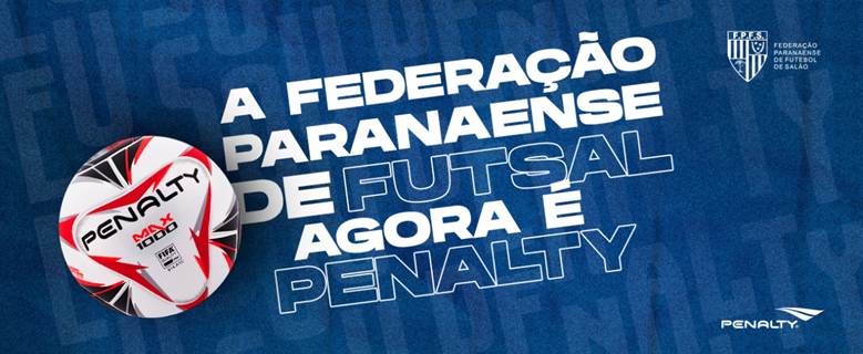 Penalty é a nova patrocinadora da Federação Paranaense de Futebol de Salão