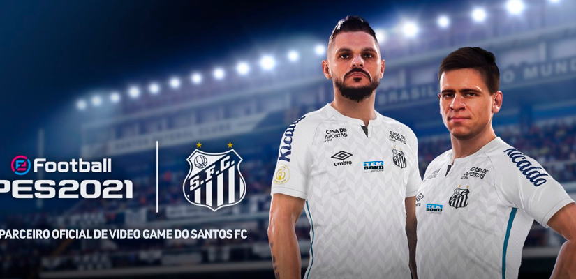 Santos anuncia a Konami como sua nova patrocinadora