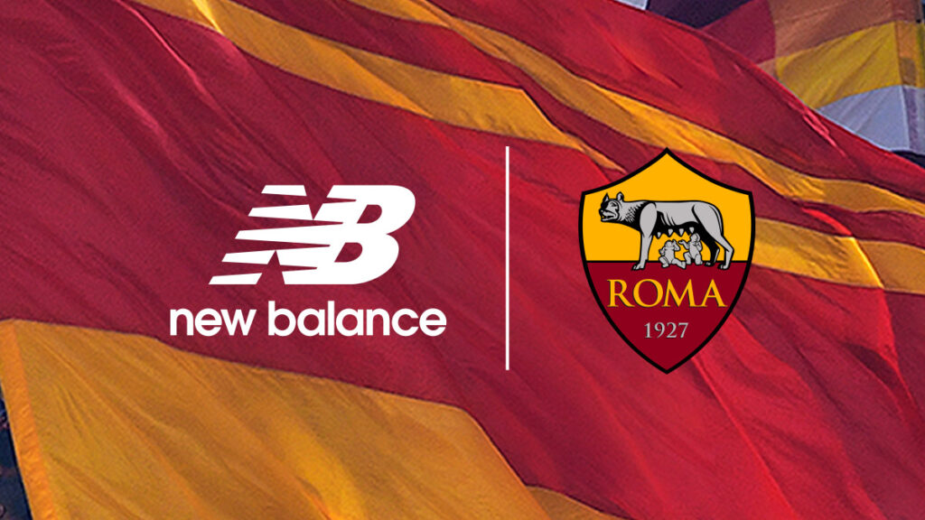 AS Roma anuncia New Balance como nova patrocinadora