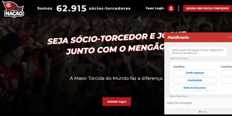 Flamengo adota chatbots no atendimento ao público