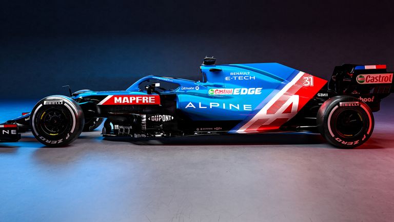 Alpine apresenta seu carro para a temporada 2021 da F1