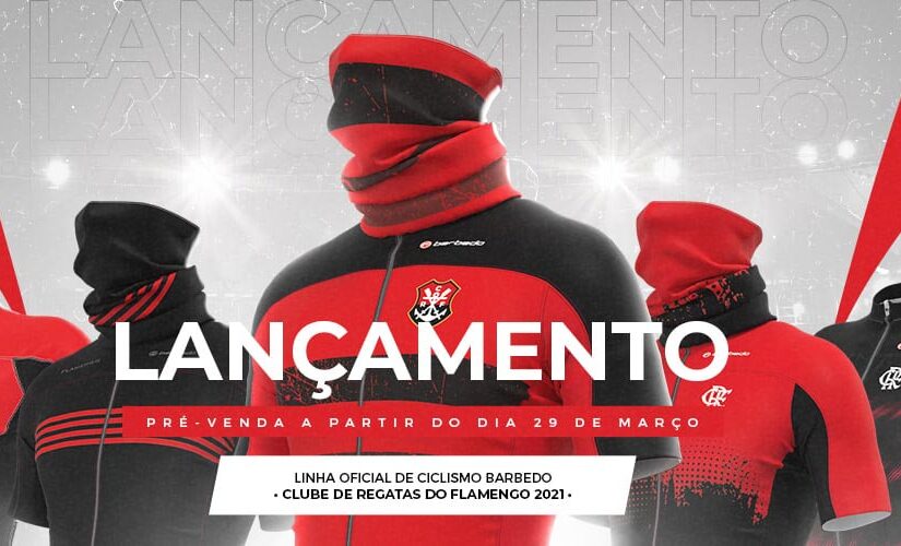Flamengo apresenta linha de roupas de ciclismo com Barbedo Sports