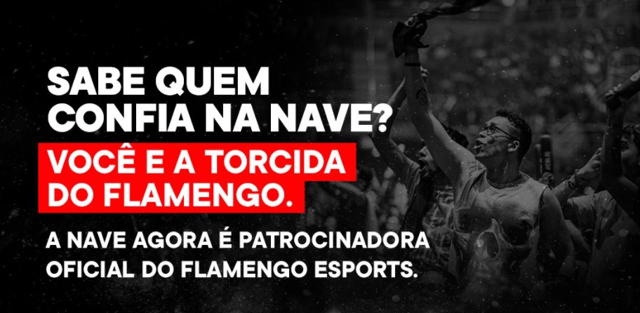 Flamengo anuncia NAVE como nova patrocinadora de seu time de eSports