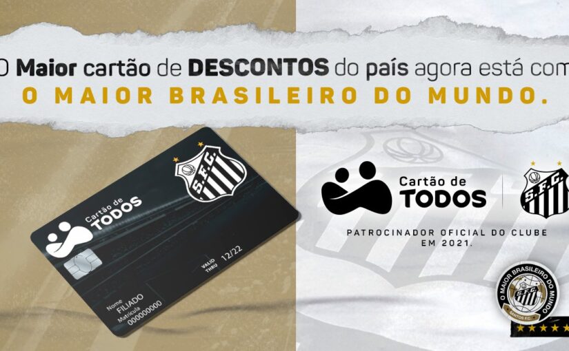 Santos oficializa patrocínio do Cartão de Todos