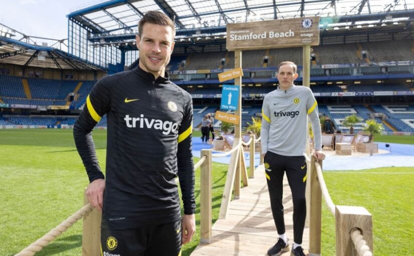 Trivago é o novo patrocinador do uniforme de treino do Chelsea