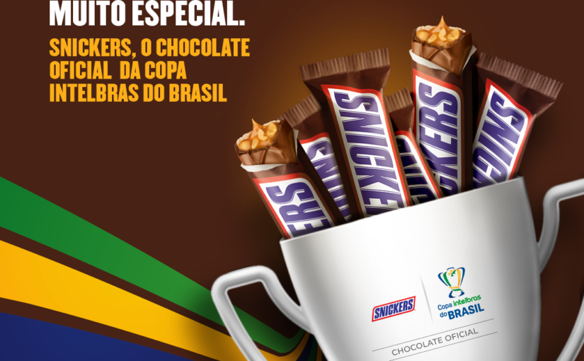 Snickers será chocolate oficial da Copa do Brasil