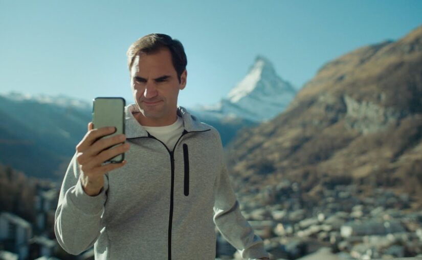 Com Robert De Niro, Federer promove Suíça como destino turístico