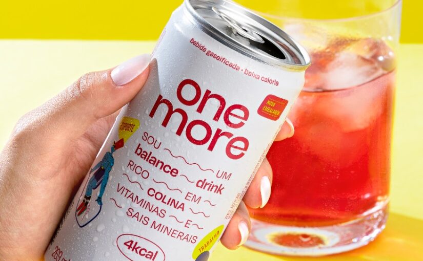 Pioneira no balance drink, One More apresenta nova embalagem