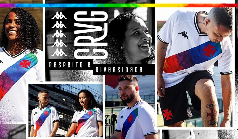 Vasco lança camisa e histórico manifesto contra a homofobia