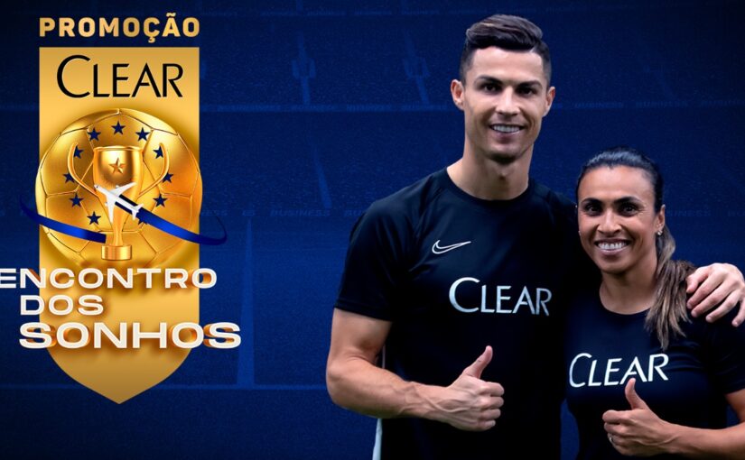 Com Desimpedidos, Clear promoverá encontro de fãs com Marta e Cristiano Ronaldo