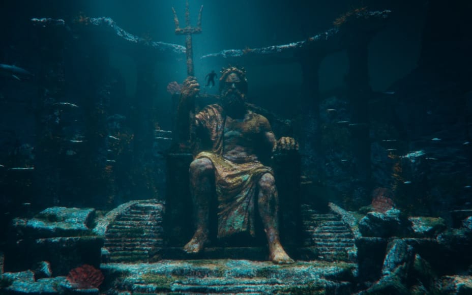 Gabriel Medina desperta Poseidon em nova campanha do Bradesco