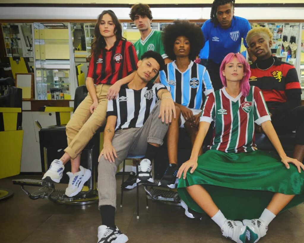 Umbro lança coleção vintage dos clubes patrocinados no Brasil