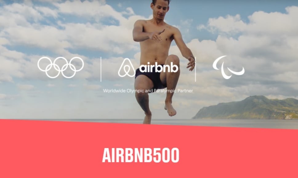 Airbnb ativa patrocínio com programa de créditos para atletas olímpicos