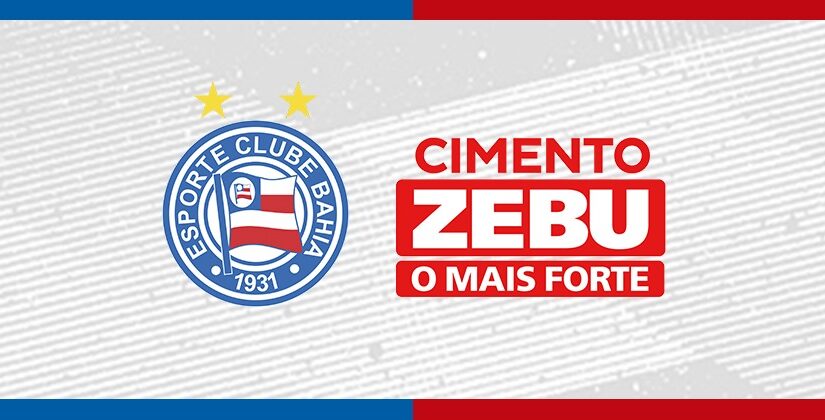 Cimento Zebu é o novo patrocinador do Bahia