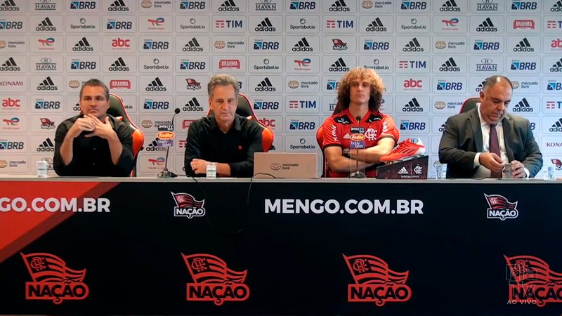 Flamengo ativa Mercado Livre em apresentação de David Luiz