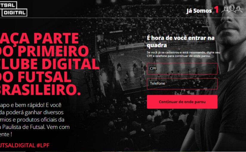 Liga Paulista de Futsal lança plataforma de Fan Engagement para conhecer fãs