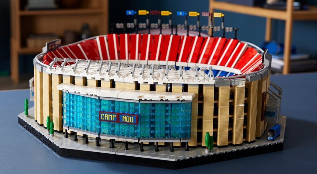 FC Barcelona anuncia parceria com LEGO e lança versão do Camp Nou