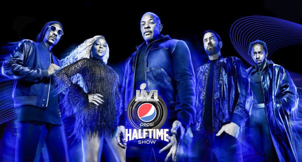 Super Bowl 2022 terá Dr. Dre, Snoop Dogg, Eminem, Mary J. Blige e Kendrick Lamar