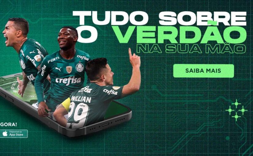 Palmeiras lança novo aplicativo para seu torcedor
