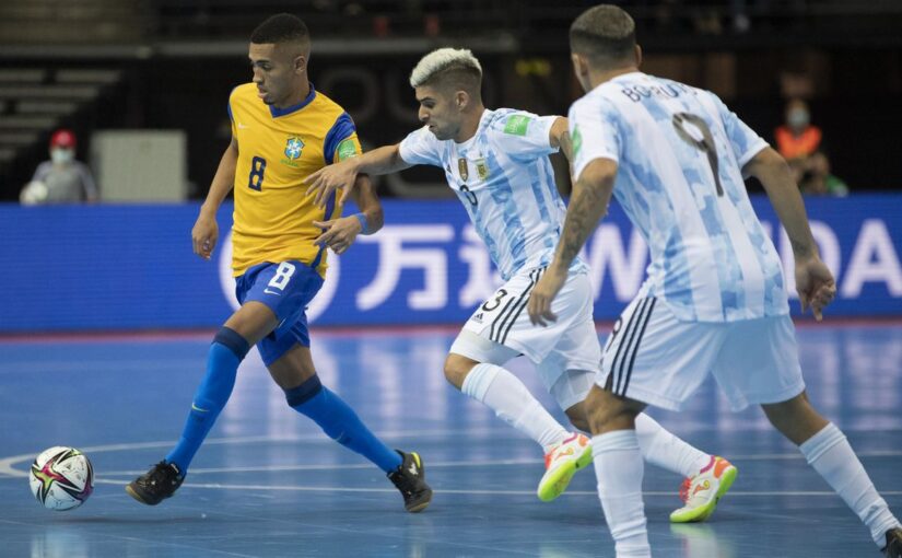 Com Brasil x Argentina no futsal, Globo e SporTV elevam audiência