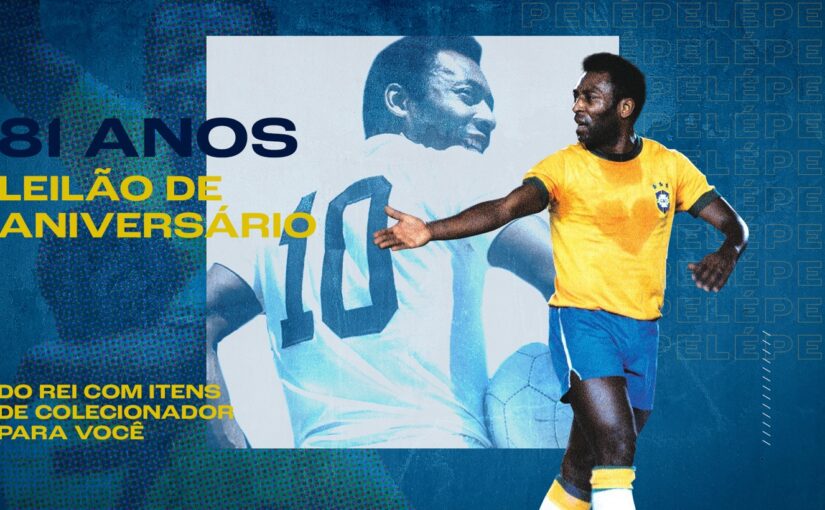 Play For a Cause promove leilões em homenagem ao Rei Pelé