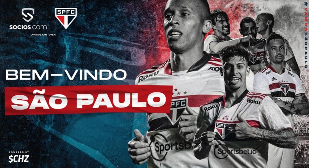 São Paulo fecha com Socios.com e é mais um brasileiro a ter fan token oficial