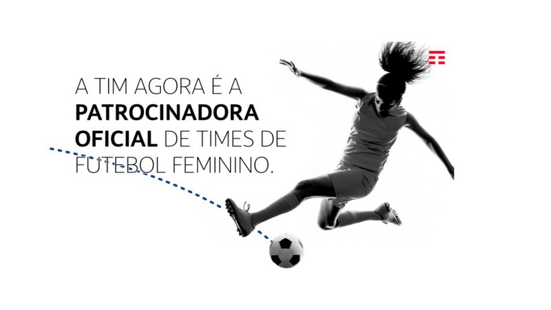 Tim é nova patrocinadora dos times femininos de Atlético-MG e Cruzeiro