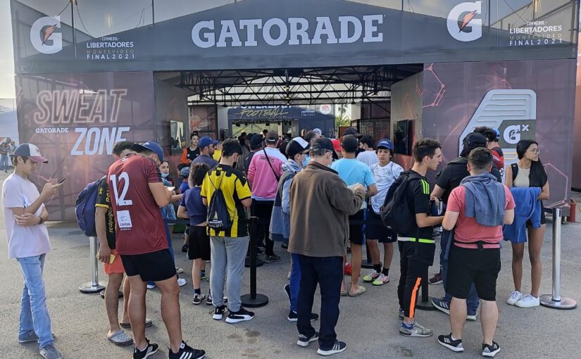 Gatorade ativa decisão da Libertadores com teste de suor na “Embaixada do Torcedor”