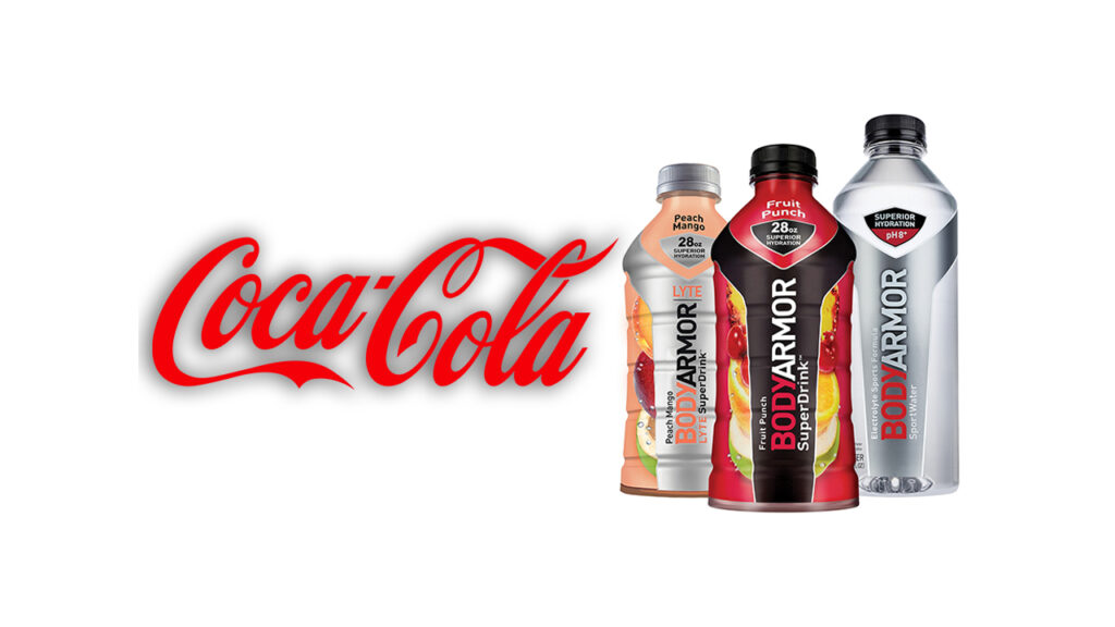 Coca-Cola adquire controle total da Bodyarmor por US$ 5.6 bilhões