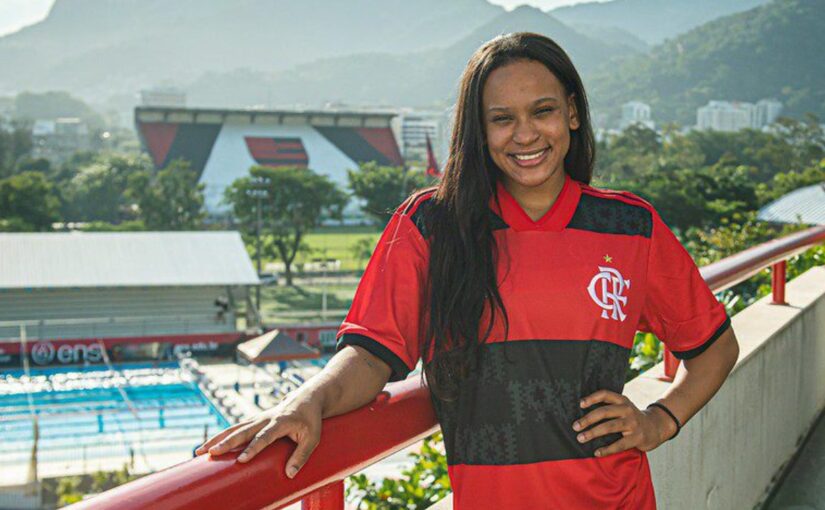 Campeã olímpica e mundial, Rebeca Andrade renova com Flamengo até 2024