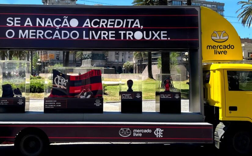 Mercado Livre transforma vans em ação para o Flamengo na final da Libertadores