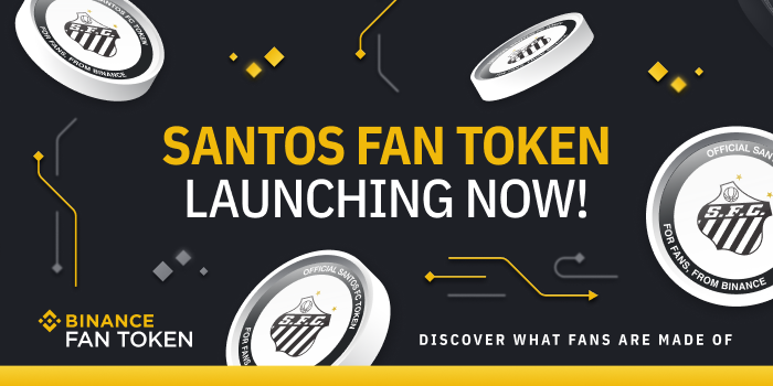 Por US$ 10 milhões, Santos anuncia Binance como novo patrocinador para Fan Tokens e NFT
