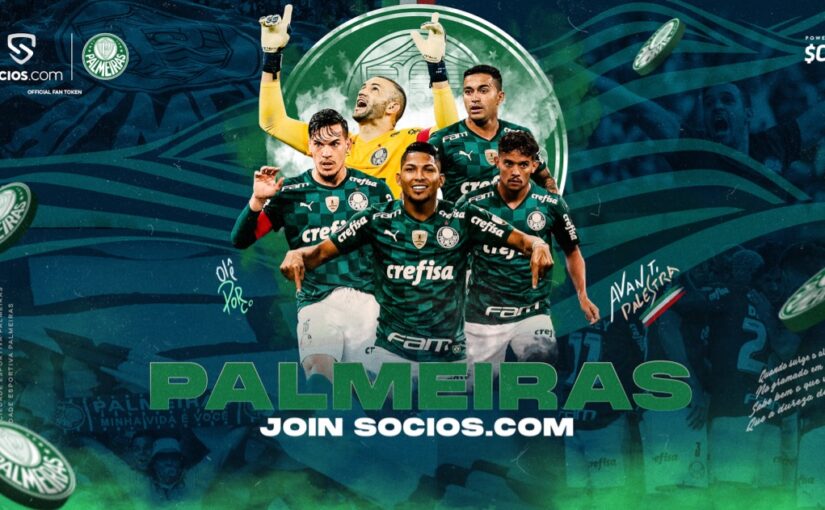 Palmeiras fecha parceria com Socios.com e terá fan token oficial