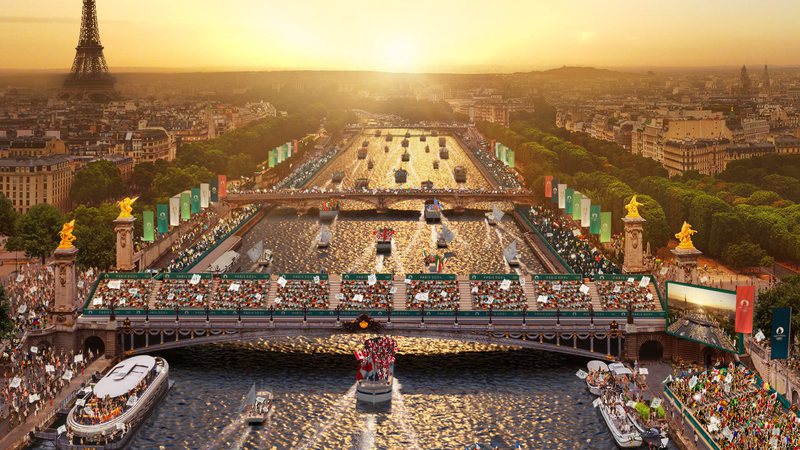 Cerimônia de abertura dos Jogos Olímpicos Paris 2024 será às margens do Rio Sena