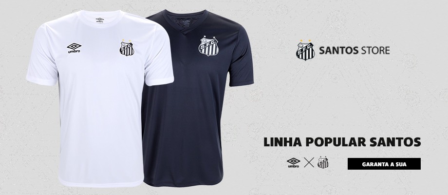 Com proximidade do Natal, Santos e Umbro lançam linha popular de camisas
