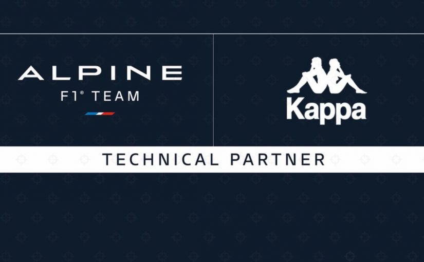 Alpine, escuderia da F1, fecha parceria de vestuário com Kappa