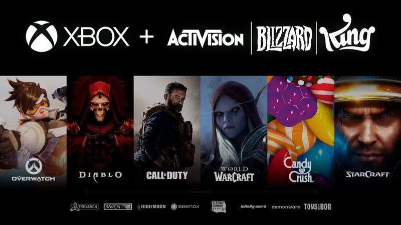 Microsoft compra Activision Blizzard por US$ 68.7 bilhões