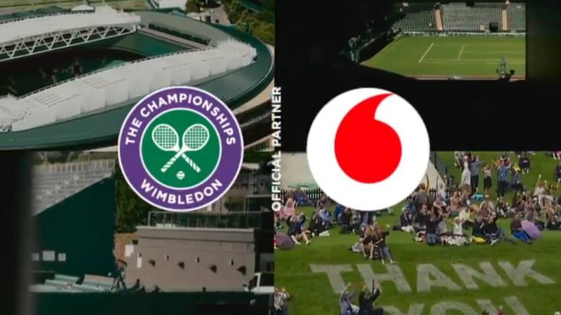 Vodafone é a nova patrocinadora de Wimbledon