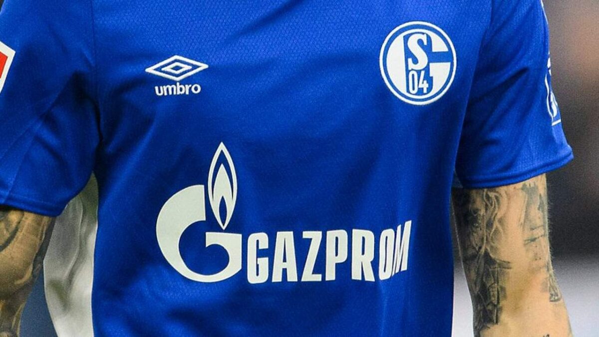 Schalke 04 encerra acordo de patrocínio com a Gazprom