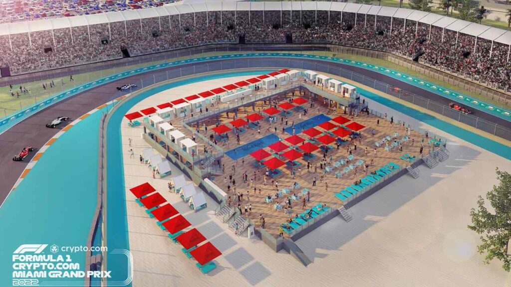 Circuito de Miami de Fórmula 1 terá praia e piscinas
