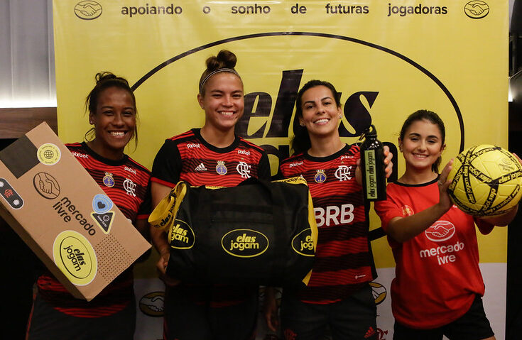 Mercado Livre amplia parceria com Flamengo e fecha com futebol feminino