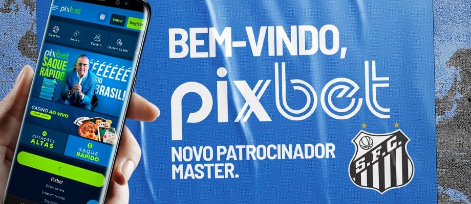 PixBet é a nova patrocinadora máster do Santos
