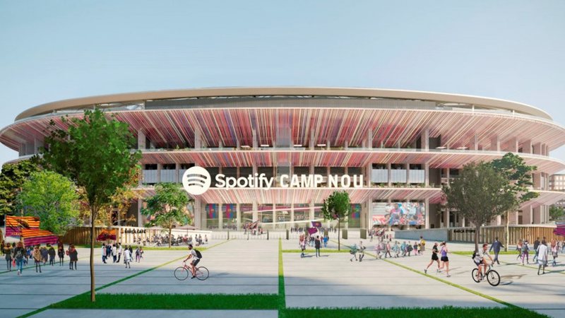 Barcelona e Spotify anunciam patrocínio máster e naming rights do Camp Nou