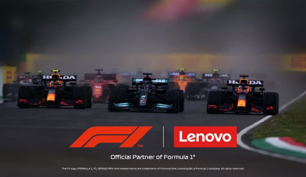 Lenovo lança primeira ativação como parceira tecnológica da Fórmula 1