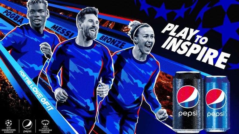 Pepsi lança campanha global para ativar Champions League