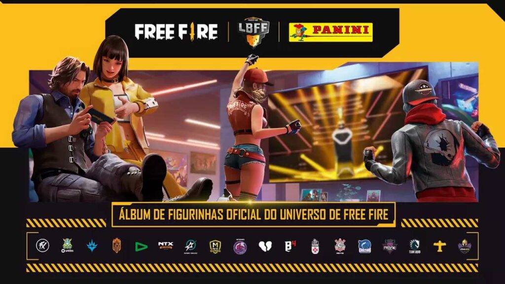 Panini lança album de figurinhas oficial do Free Fire