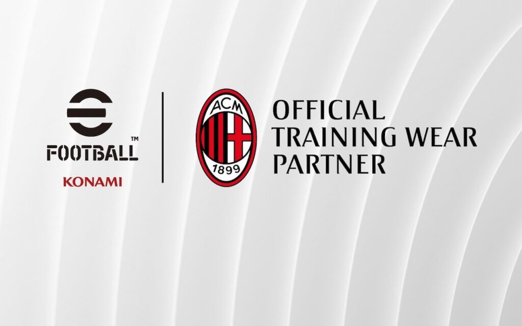 Milan fecha com Konami e terá eFootball no uniforme de treino