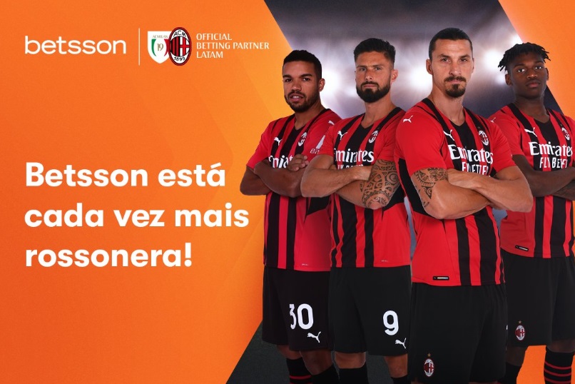 Betsson é a nova patrocinadora do Milan para a América Latina