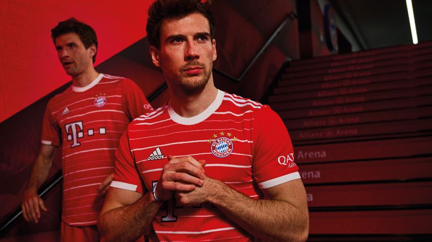 Adidas apresenta nova camisa principal do Bayern de Munique